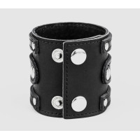 Leather cuff bracelet for men or women, code 3574st