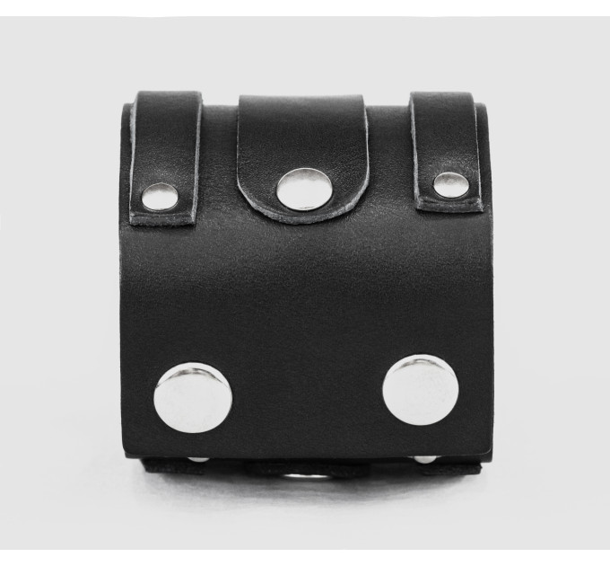 Leather cuff bracelet for men or women, code 3575