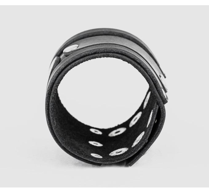 Leather cuff bracelet for men or women, code 3575