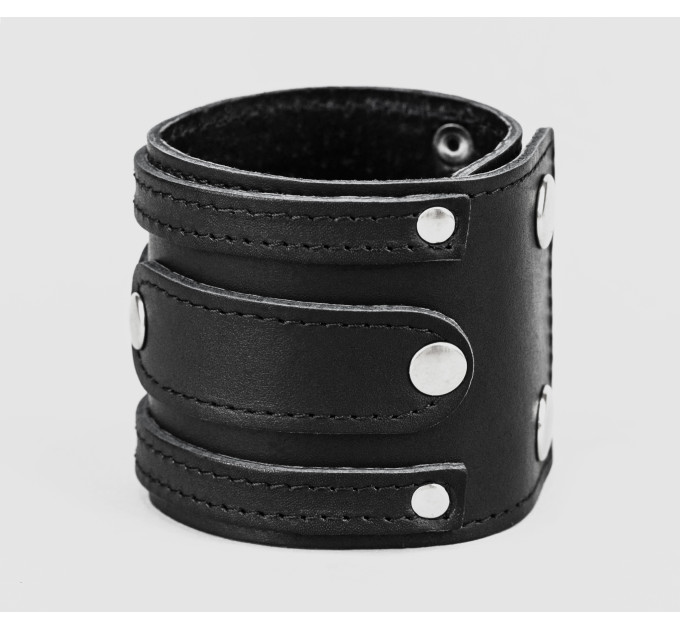 Leather cuff bracelet for men or women, code 3575st