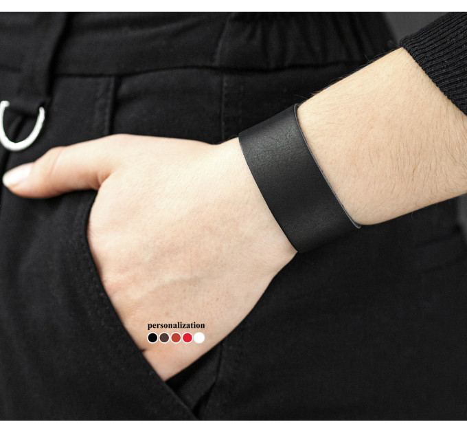 Leather bracelet for men or women, code 3600