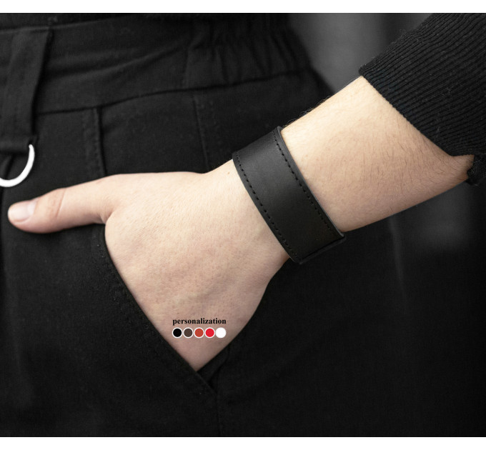 Leather bracelet for men or women, code 3600st