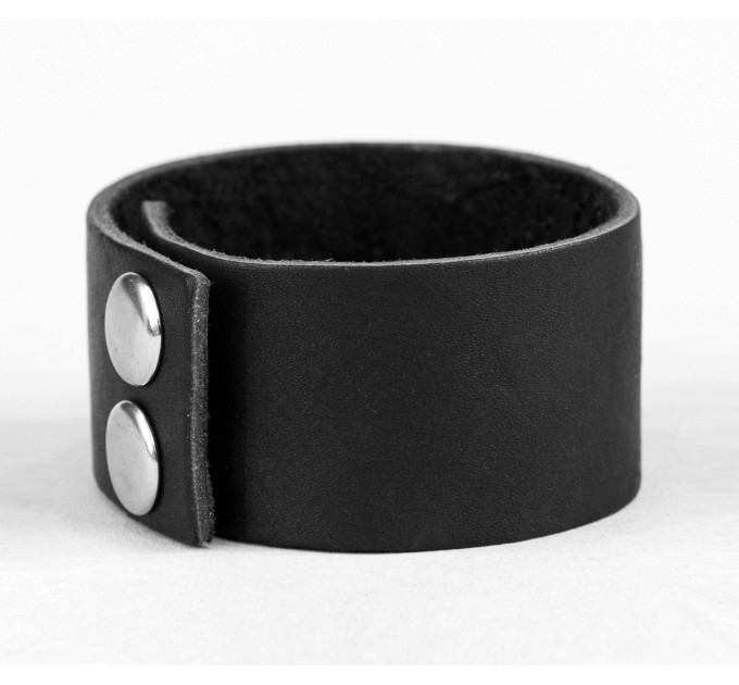 Leather cuff bracelet for men or women, code 3601