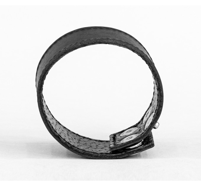 Leather cuff bracelet for men or women, code 3601st