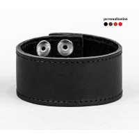Leather cuff bracelet for men or women, code 3601st