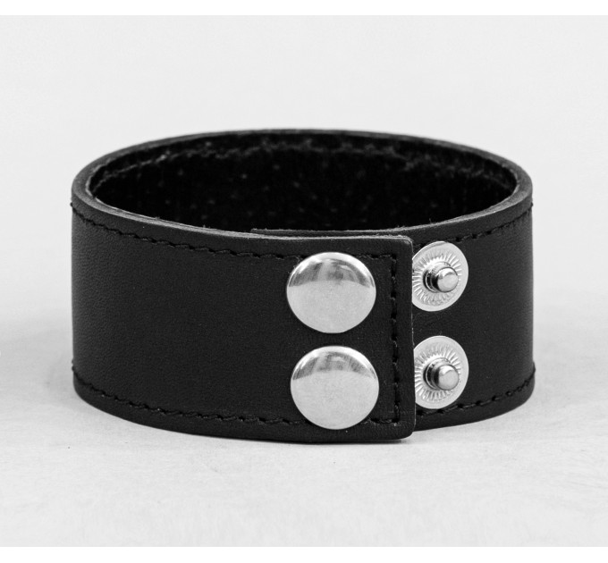 Leather cuff bracelet for men or women, code 3601st