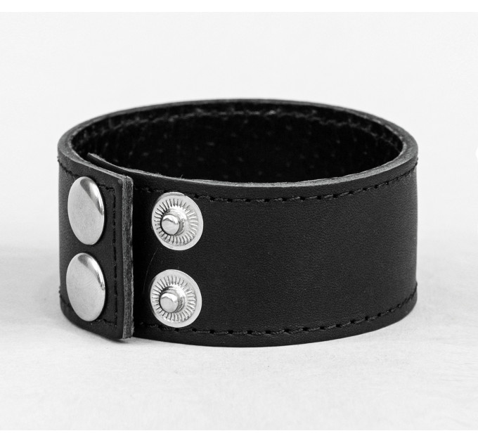 Leather cuff bracelet for men or women, code 3601st
