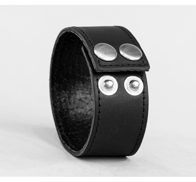 Leather cuff bracelet for men or women, code 3601st