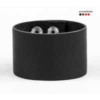 Leather cuff bracelet for men or women, code 3602