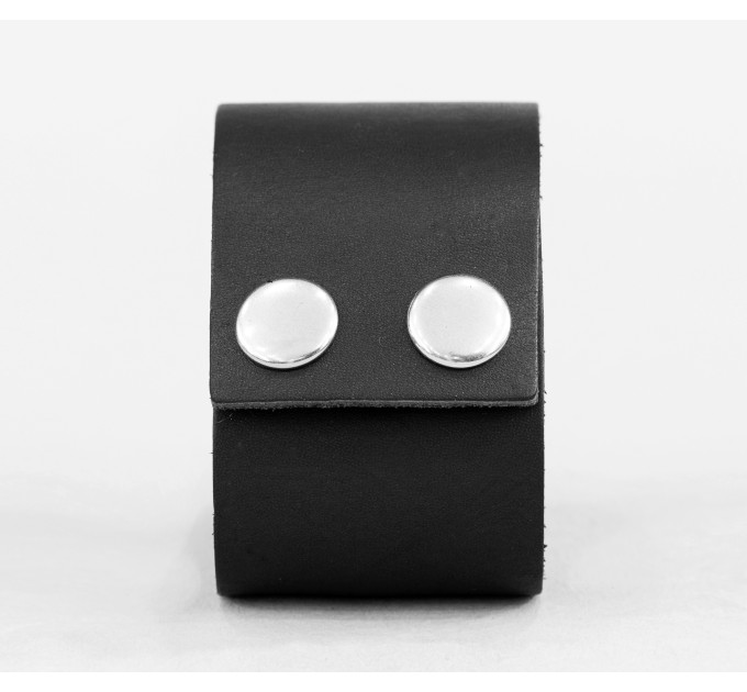 Leather cuff bracelet for men or women, code 3602