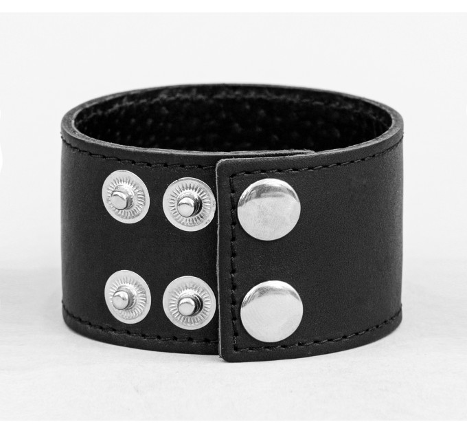 Leather cuff bracelet for men or women, code 3602st