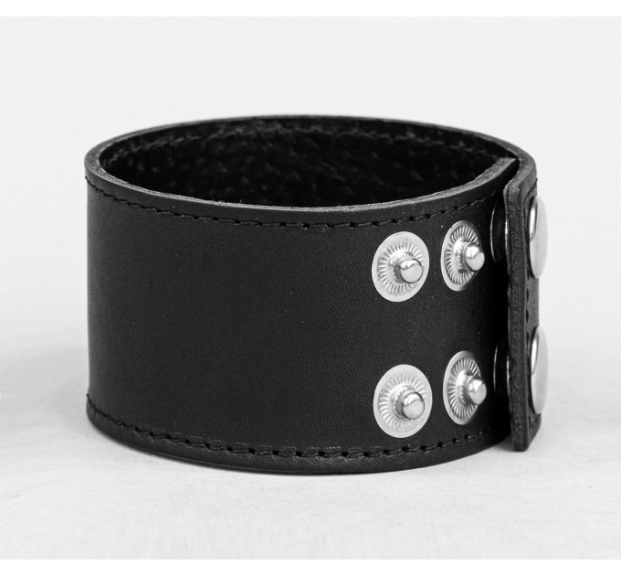 Leather cuff bracelet for men or women, code 3602st