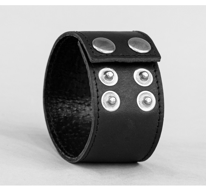 Leather cuff bracelet for men or women, code 3602st
