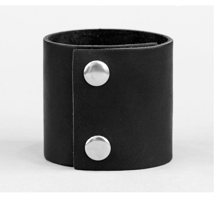 Leather cuff bracelet for men or women, code 3603