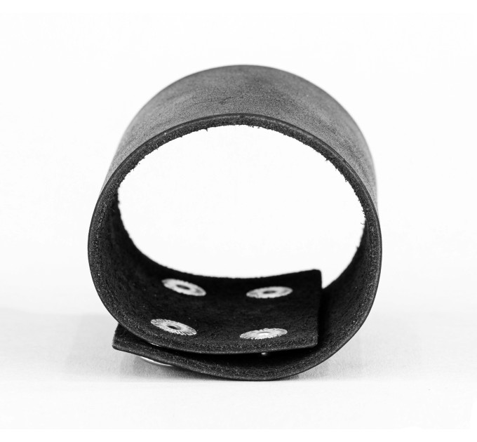 Leather cuff bracelet for men or women, code 3603