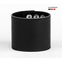 Leather cuff bracelet for men or women, code 3603st