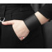 Leather cuff bracelet for men or women, code 3603st