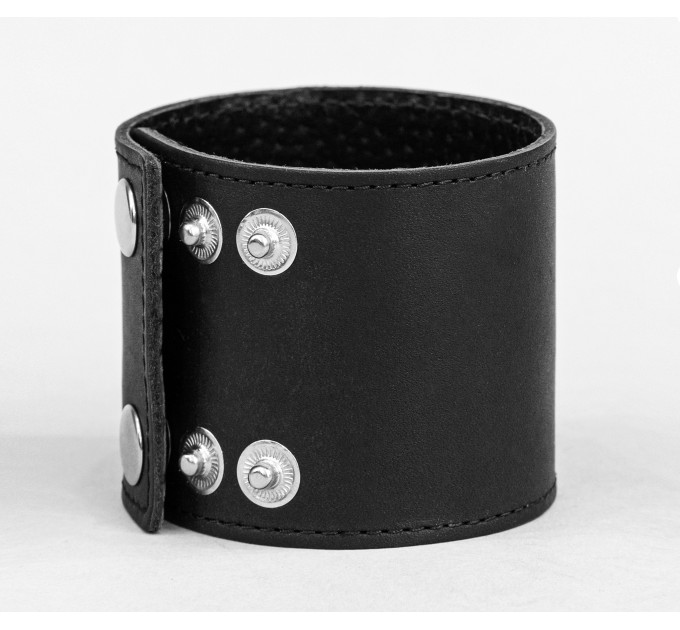 Leather cuff bracelet for men or women, code 3603st