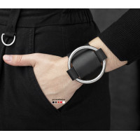 Leather cuff bracelet for men or women, code 3610