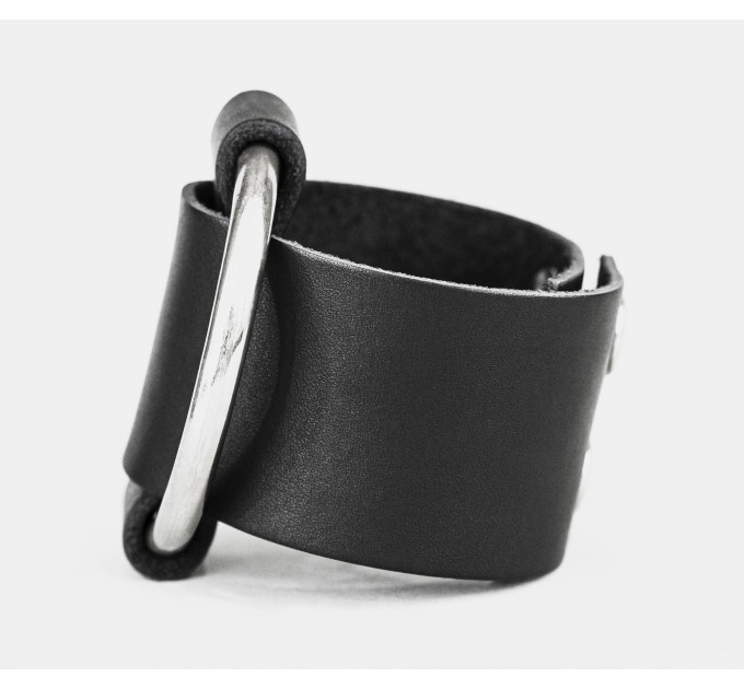 Leather cuff bracelet for men or women, code 3610