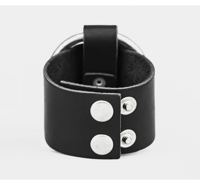 Leather cuff bracelet for men or women, code 3610
