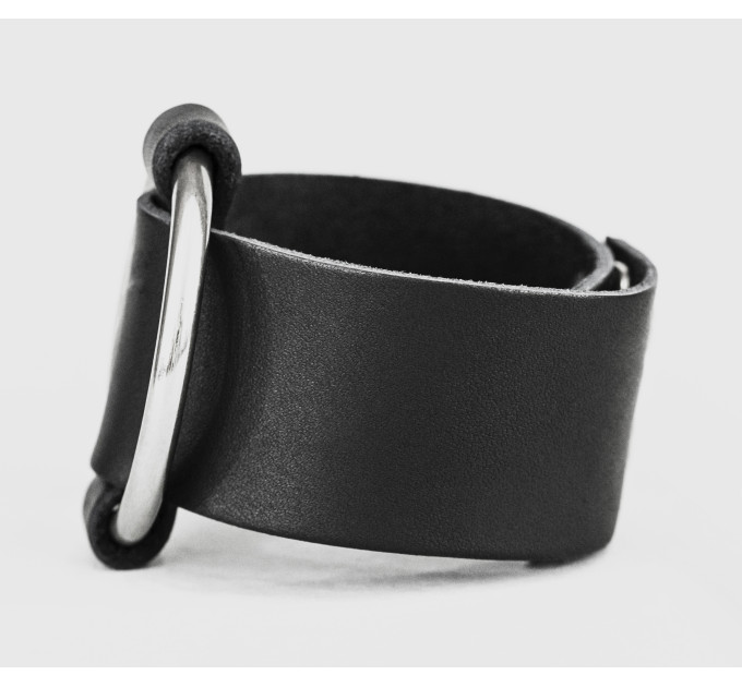 Leather cuff bracelet for men or women, code 3611