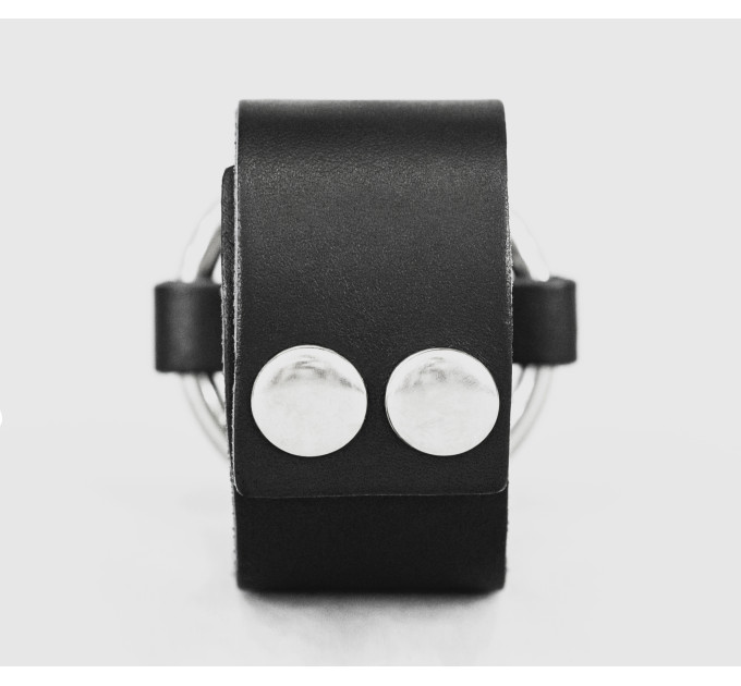 Leather cuff bracelet for men or women, code 3611