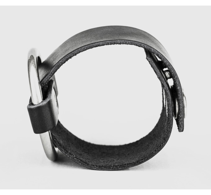Leather cuff bracelet for men or women, code 3611
