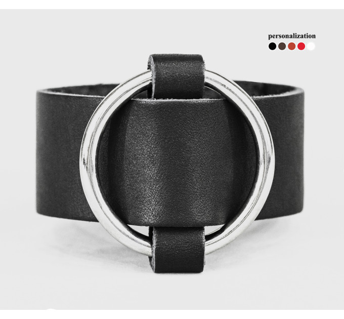 Leather bracelet for men or women, code 3612