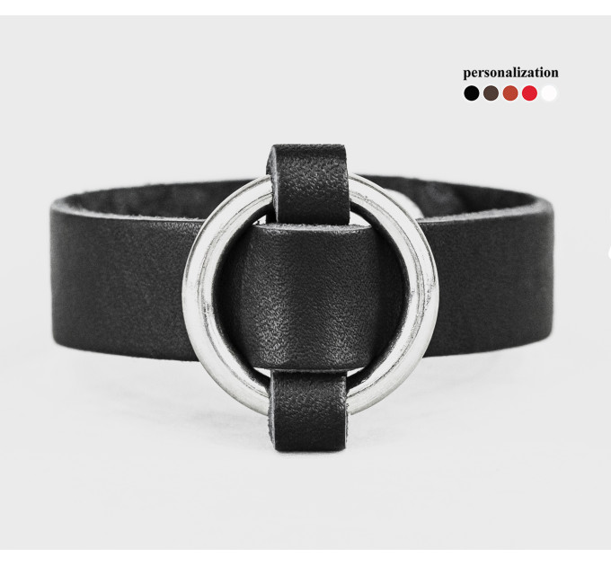 Leather bracelet for men or women, code 3613