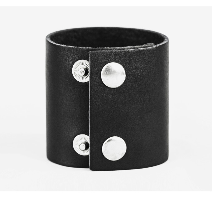 Leather cuff bracelet for men or women, code 3620