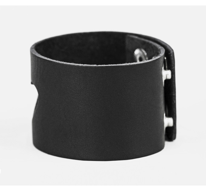 Leather cuff bracelet for men or women, code 3621