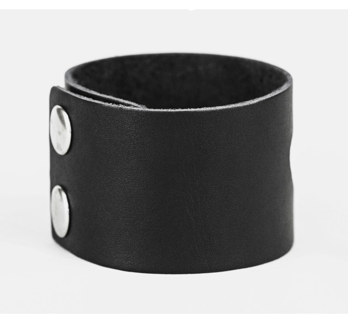 Leather cuff bracelet for men or women, code 3621