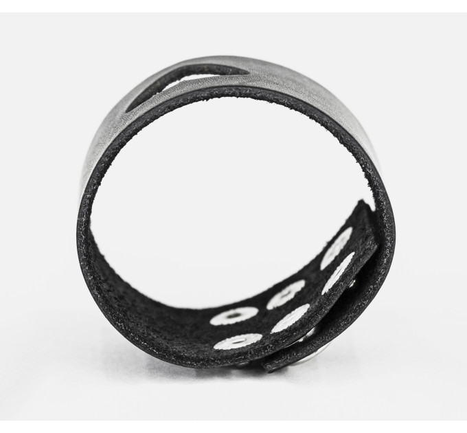 Leather cuff bracelet for men or women, code 3621