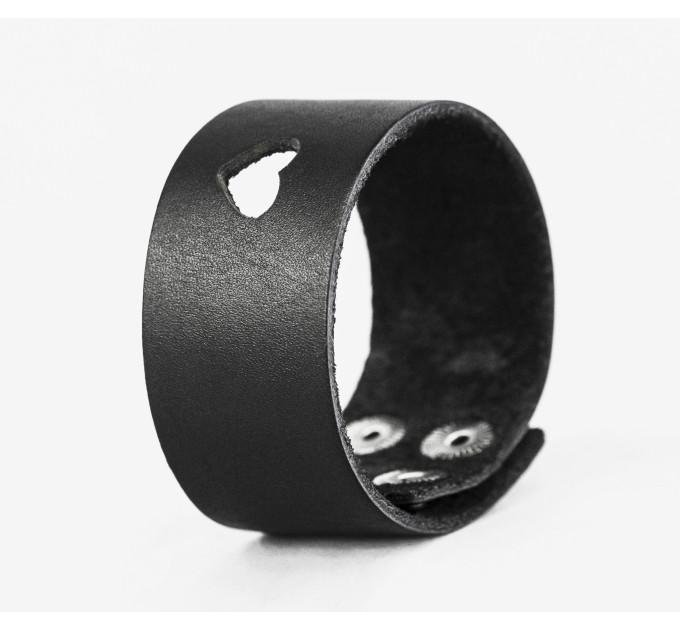 Leather cuff bracelet for men or women, code 3622