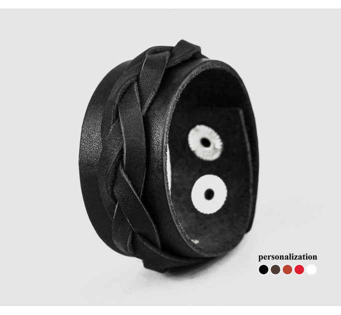 Leather bracelet for men or women, code 3630