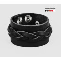 Leather cuff bracelet for men or women, code 3631
