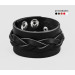 Leather cuff bracelet for men or women, code 3631