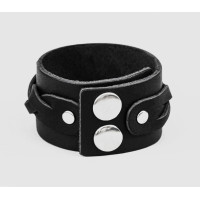 Leather cuff bracelet for men or women, code 3631
