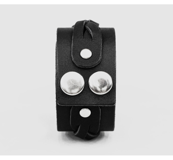 Leather cuff bracelet for men or women, code 3631