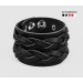 Leather cuff bracelet for men or women, code 3632