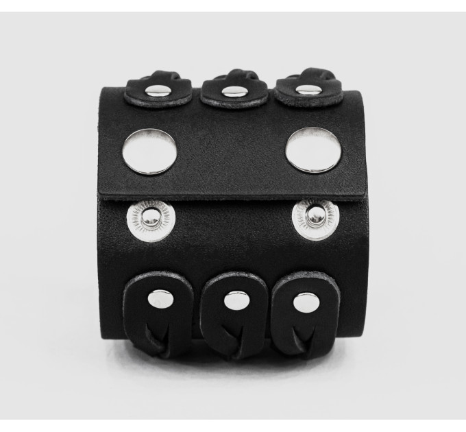 Leather cuff bracelet for men or women, code 3633