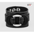 Leather cuff bracelet for men or women, code 3745