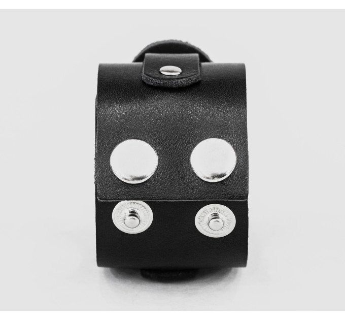 Leather cuff bracelet for men or women, code 3745