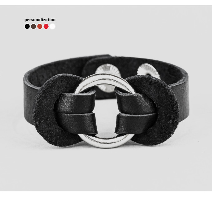 Leather bracelet for men or women, code 3750
