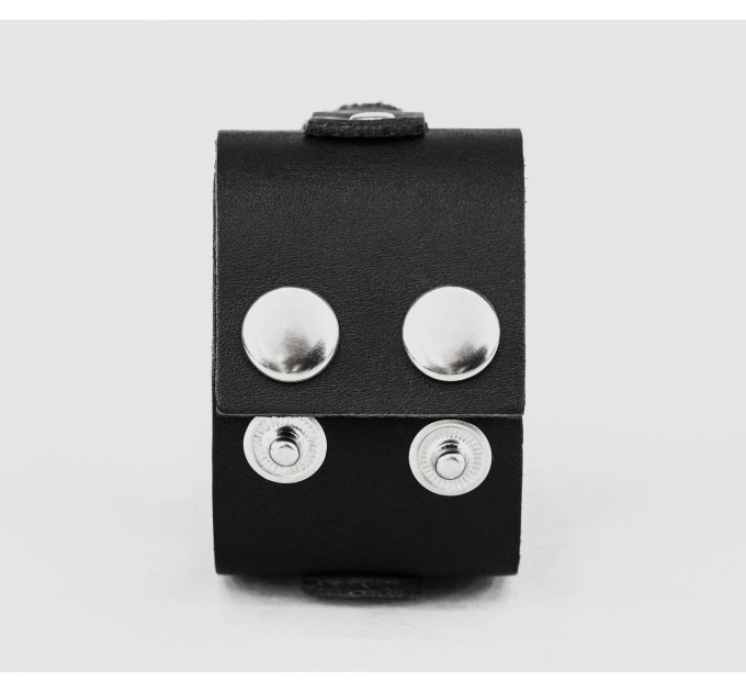 Leather cuff bracelet for men or women, code 3755