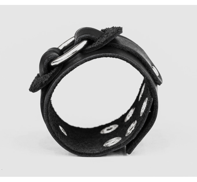 Leather cuff bracelet for men or women, code 3755