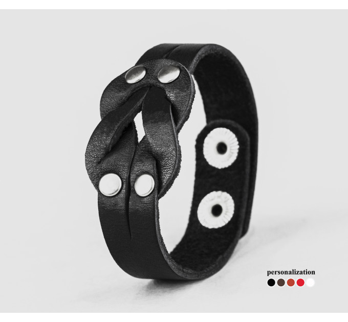 Leather bracelet for men or women, code 3760