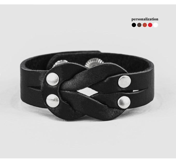 Leather bracelet for men or women, code 3760