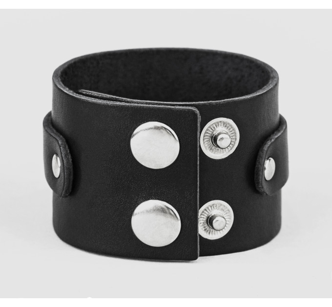 Leather cuff bracelet for men or women, code 3780